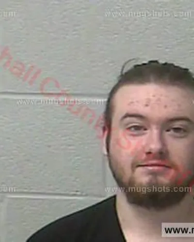 Booking photo of Cole Smalley, Marshall County, Jan 3, 2018