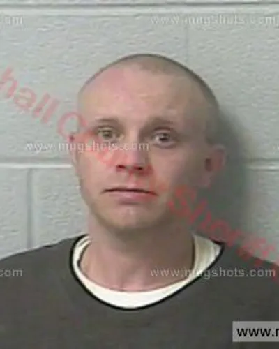 Booking photo of GERALD BRITTON PROFFITT Jr., Marshall County, Feb 15, 2016