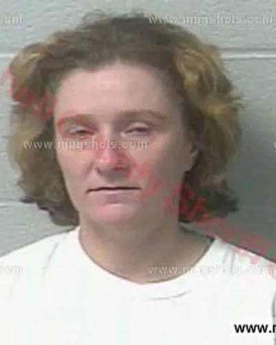 Booking photo of Melissa Sanders, Marshall County, Feb 23, 2016