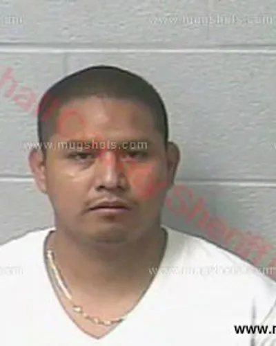 Booking photo of Jeronimo Primero, Marshall County, Mar 27, 2018