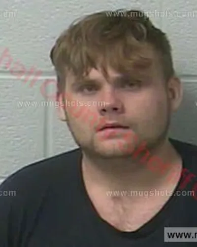 Booking photo of Cory Glenn Hood, Marshall County, May 27, 2018