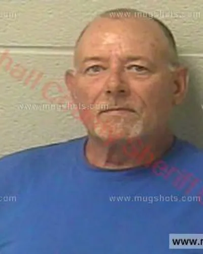 Booking photo of Oren Ray Johnson, Marshall County, May 12, 2018