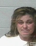 Booking photo of Laura Catherine Gelinas, Marshall County, May 12, 2019