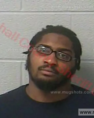 Booking photo of Rekeem Alexander, Marshall County, Mar 30, 2017