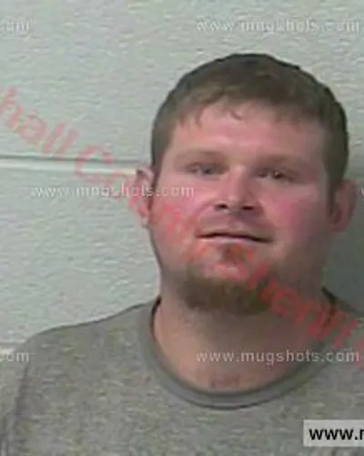 Booking photo of Landon Pollock, Marshall County, Aug 7, 2017