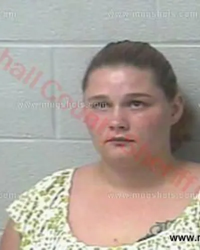 Booking photo of Samantha Bain, Marshall County, Jun 12, 2017