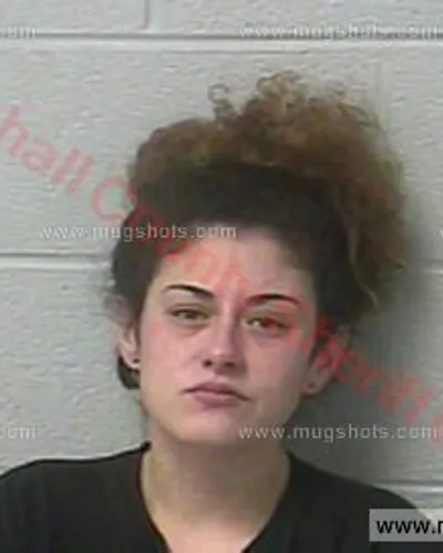 Booking photo of Mackenzie Acevedo, Marshall County, Dec 28, 2017