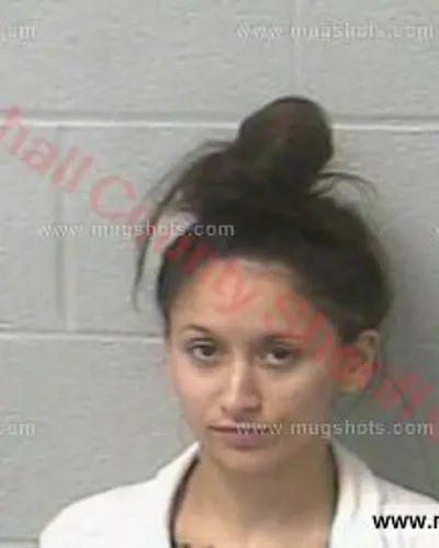 Booking photo of Savanna Zapata, Marshall County, Feb 23, 2017