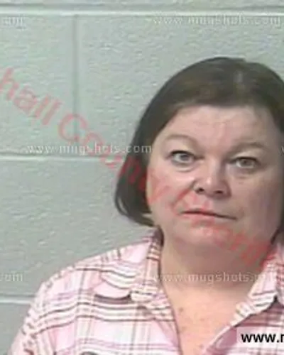 Booking photo of Valerie Haney, Marshall County, May 4, 2016