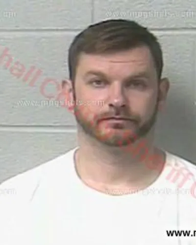 Booking photo of Michael Fuller, Marshall County, Jan 8, 2018