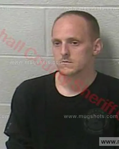 Booking photo of Jerry Lewis Gentry Jr., Marshall County, Feb 25, 2018