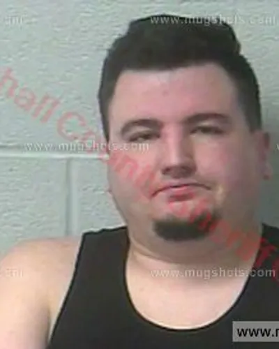 Booking photo of Michael Ethan Maddux, Marshall County, Feb 6, 2017