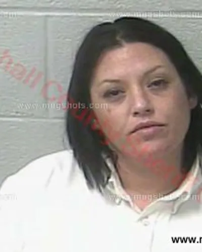 Booking photo of Leanna Sims, Marshall County, Feb 8, 2018