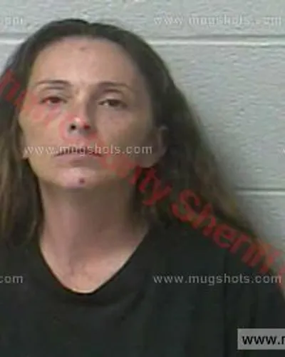 Booking photo of Angela Kay Hardison, Marshall County, Apr 17, 2018