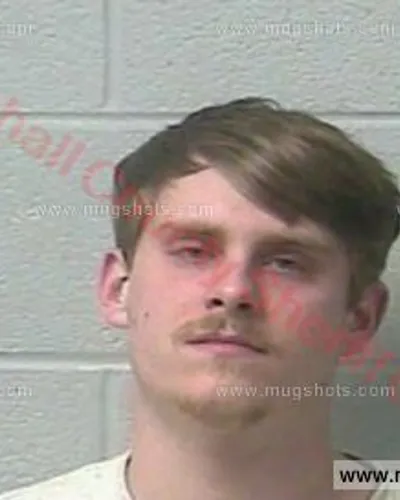 Booking photo of Tyler Adcock, Marshall County, Jan 21, 2018