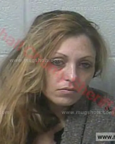 Booking photo of Tara Michelle Rowe, Marshall County, Jul 29, 2016