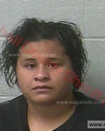 Booking photo of Allicia Greer, Marshall County, Dec 14, 2017