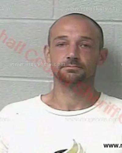 Booking photo of Steven Michael Hebel, Marshall County, Aug 7, 2017