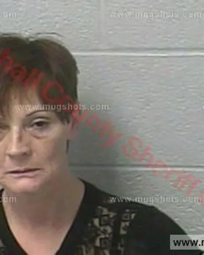 Booking photo of Glenda Gale Dunn, Marshall County, Jan 27, 2018