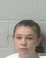 Booking photo of Meaghenn Lynn Brown, Marshall County, Feb 24, 2019