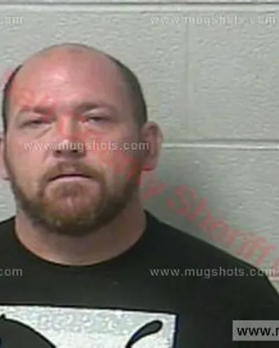 Booking photo of Jeffery Mires, Marshall County, Jan 11, 2018