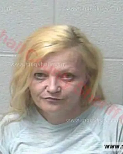 Booking photo of Carrie Jean Powell, Marshall County, May 25, 2018