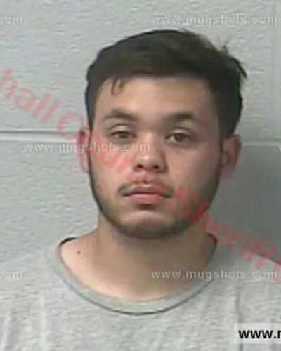 Booking photo of Tyler Allen Newell, Marshall County, May 22, 2018