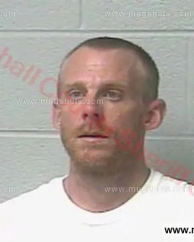 Booking photo of Joseph Roy Gentry, Marshall County, May 22, 2018