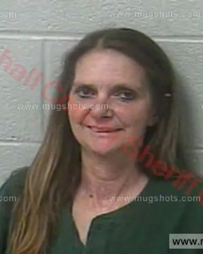 Booking photo of Earline Davenport Warren, Marshall County, Oct 22, 2017