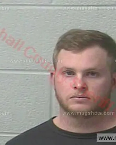 Booking photo of Adam Norwine, Marshall County, Feb 5, 2017