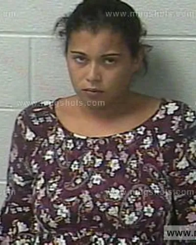 Booking photo of Breanna Dowell, Marshall County, Nov 3, 2019