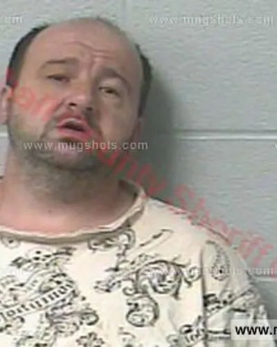 Booking photo of Christopher Michael Simbeck, Marshall County, May 17, 2018