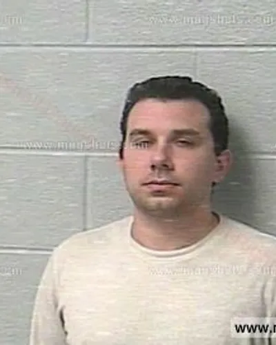 Booking photo of Casey Hera, Marshall County, Feb 18, 2020