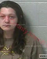 Booking photo of Kacy Renee Cantrell, Marshall County, Feb 25, 2017