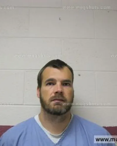 Booking photo of Aaron Michael Baum, Marshall County, May 16, 2015
