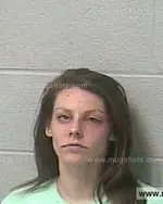 Booking photo of Megan Leann Walker, Marshall County, May 27, 2019