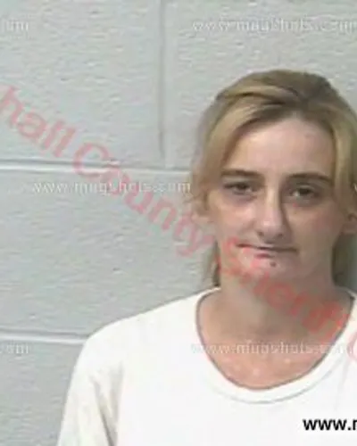 Booking photo of Emma Rowe, Marshall County, May 5, 2018