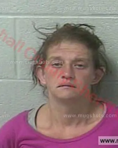 Booking photo of Amanda Gayle Tomas, Marshall County, Jan 5, 2018