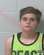 Booking photo of Samantha Leeann Asbury, Marshall County, May 27, 2018