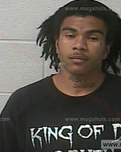 Booking photo of Corey Leshawn Stovall, Marshall County, Feb 14, 2019