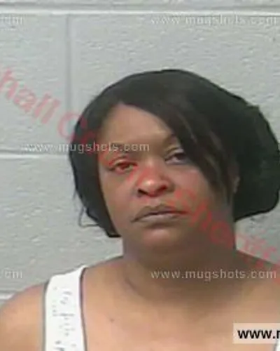 Booking photo of Sonja Mosby, Marshall County, May 6, 2016