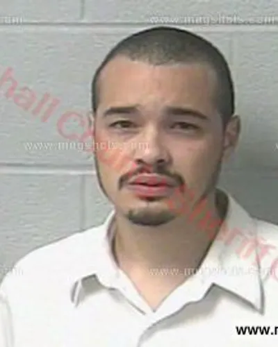 Booking photo of Adam Garcia, Marshall County, Nov 13, 2016