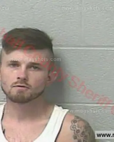 Booking photo of Harry Brandon Russell, Marshall County, May 3, 2017