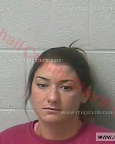 Booking photo of Allison Roland, Marshall County, Nov 18, 2016