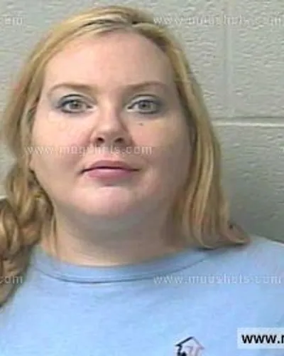 Booking photo of Angela Schulz, Marshall County, Feb 21, 2019
