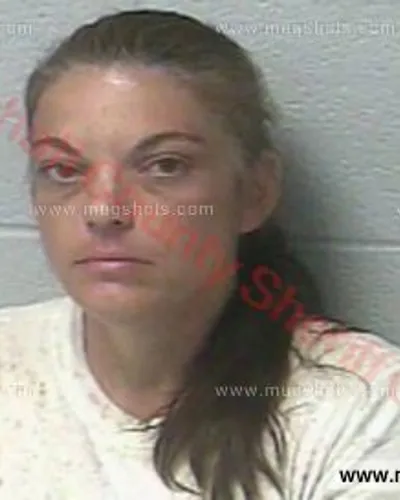 Booking photo of Misty Dawn Powell, Marshall County, May 26, 2018