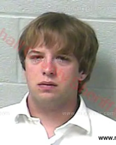 Booking photo of Zachary Baker, Marshall County, Feb 15, 2016