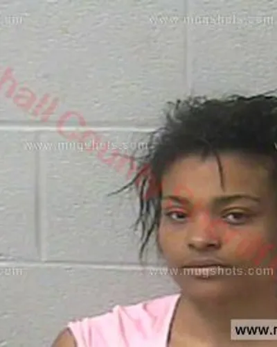 Booking photo of Kiona Desiree Fitzpatrick, Marshall County, Mar 25, 2017