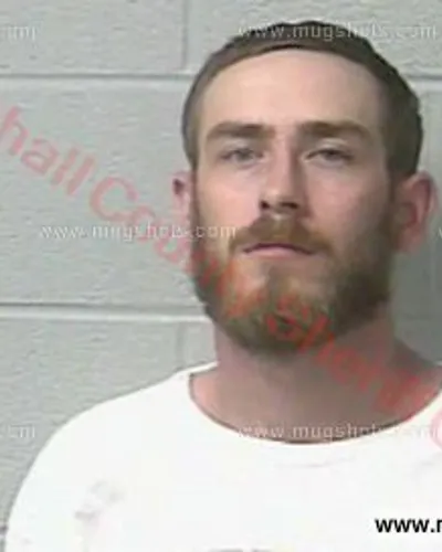 Booking photo of Trevor Logan Carter, Marshall County, May 21, 2018