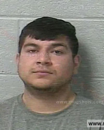 Booking photo of Santiago Romero, Marshall County, Feb 1, 2020